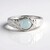 Anello in argento con Acquamarina Brasiliana (de Melo Essence)