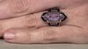 Anillo en plata con Amatista Rosa de Francia