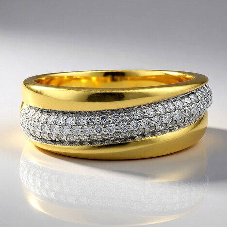 Anello in oro con Diamante SI1 (G) (Annette)