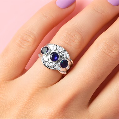 Anello in argento con Opale Mezezo (de Melo Essence)