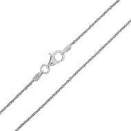Silber-Criss-Cross-Kette - 4,369 g - 70 cm
