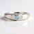 Anello in argento con Acquamarina Brasiliana