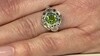 Anillo en plata con Peridoto (Annette classic)