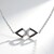 Collana in argento con Spinello Nero