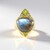 Anello in argento con Labradorite Verde Maniry (KM by Juwelo)