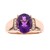 Gouden ring met een amethist