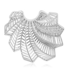 Zilveren hanger met zirkonen