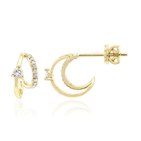 Boucles d'oreilles en or et Diamant SI1 (G) (Annette)