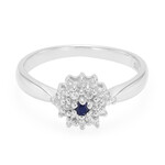 Bague en argent et Saphir du Laos