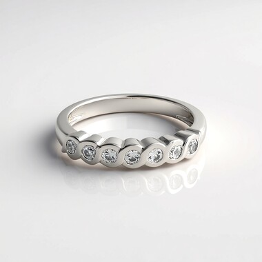 Bague en argent et Zircon