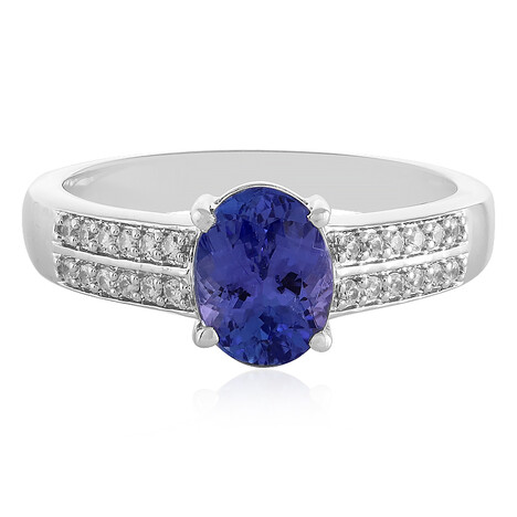 Anello in argento con Tanzanite