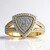 Anello in argento con Diamante I3 (I)