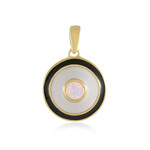 Welo-Opal-Silberanhänger