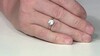 Zilveren ring met een zirkoon