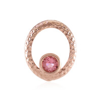 Ciondolo in argento con Tormalina Rosa Nigeriana