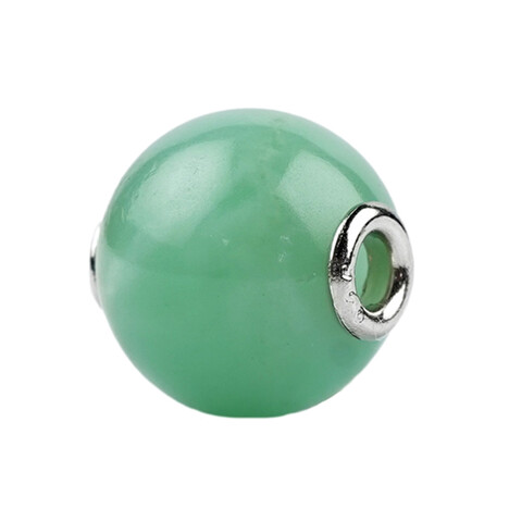 Colgante en plata con Crisoprasa (MONOSONO COLLECTION)