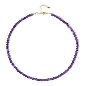 Collana in argento con Ametista Zambiana