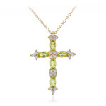 Collar en plata con Peridoto de Birmania