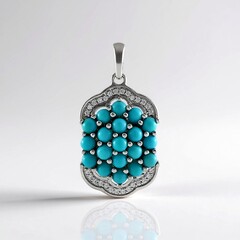 Ciondolo in argento con Turchese Sleeping Beauty