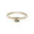 Gouden ring met een I1 Bruine Diamant