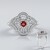 Anello in argento con Rubino Tanzania