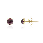 Pendientes en oro con Rodolita (CUSTODANA)