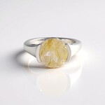 Anello in argento con Quarzo Rutilato
