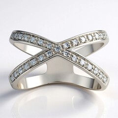 Anello in argento con Diamante I1 (G) (Annette)