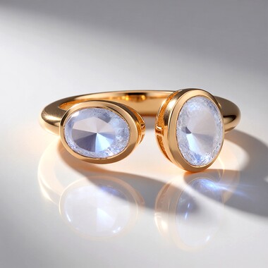 Blue Moonstone Silver Ring (KM by Juwelo)
