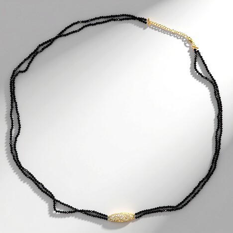 Collana in argento con Pietra di Luna Blu (KM by Juwelo)