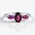 Anello in argento con Rodolite di Naktamunda