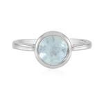 Anillo en plata con Aguamarina de Brasil