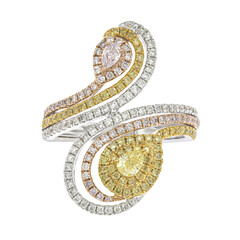 Bague en or et Diamant rose I1 (CIRARI)