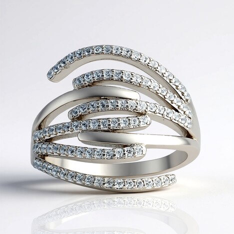 Anello in argento con Zircone