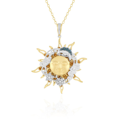 Collier en argent et Citrine (Gems en Vogue)
