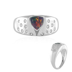 Zilveren ring met een Mezezo opaal (de Melo Essence)