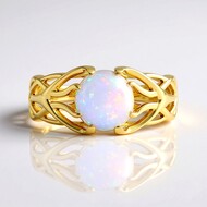 Welo Opal Silver Ring (de Melo)