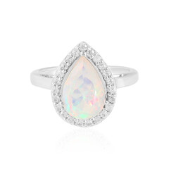 Anello in argento con Opale di Welo