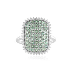 Anillo en plata con Alejandrita