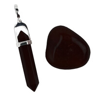 Parure in argento con Shungite