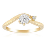 Gouden ring met een VVS1 Diamant (G) (Annette)