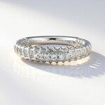 Anello in argento con Zircone (Ornaments by de Melo)
