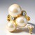 Anello in oro con Perla Bianca dei Mari del Sud (Michelle Albala)