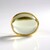 Zilveren ring met een groene amethist (Ornaments by de Melo)