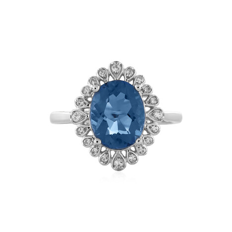 Farbwechsel-Fluorit-Silberring