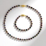 Parure en argent et Saphir multicolore (Riya)