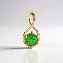 Ciondolo in argento con Lemshuku Tsavorite