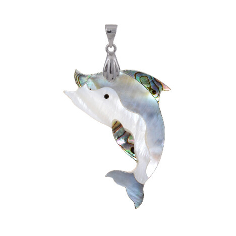 Ciondolo in argento con Gemme miste