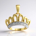 Ciondolo in argento con Zircone (Remy Rotenier)