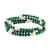 Bracciale in acciaio con Ematite Dorata (Riya)